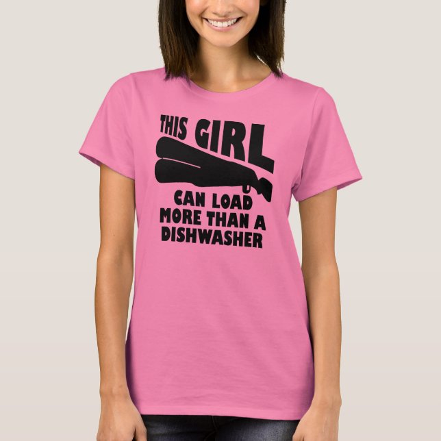Load More Than A Dishwasher Funny T-Shirt (Front)