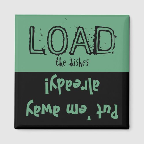 Load Unload FUNNY Dishwasher  Magnet