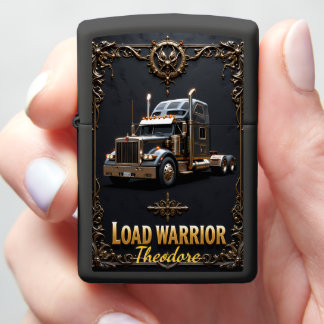 Load Warrior Ornate Framed Trucker Zippo Lighter