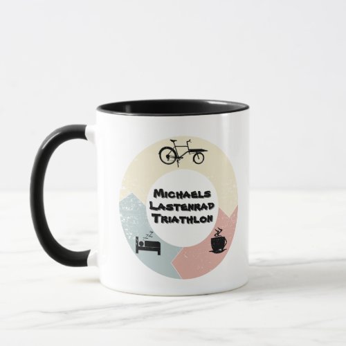 load wheel triathlon eat sleep sleep personalize mug