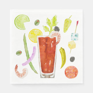 Loaded Bloody Mary Paper Napkins