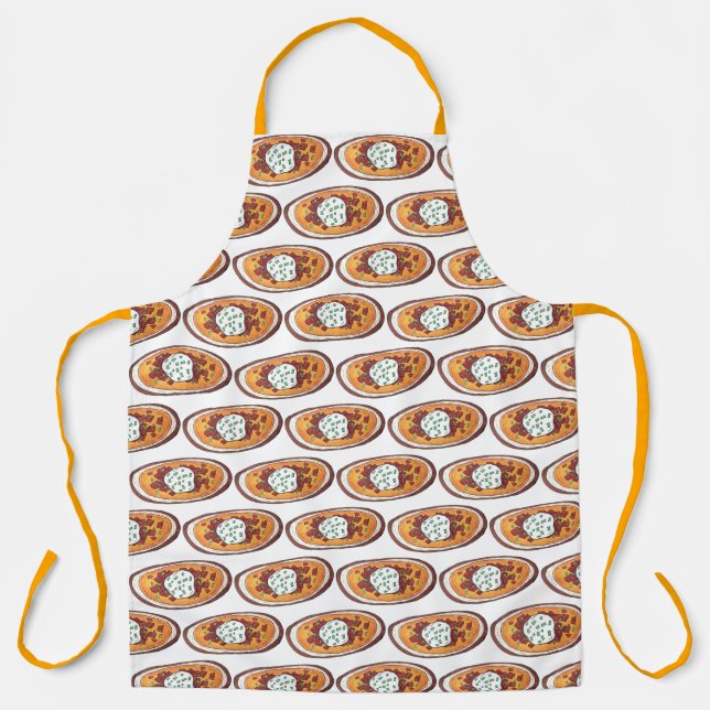 Loaded Potato Skins Snack Food Appetizer Bacon Apron (Front)