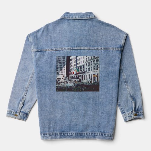 Loaded with Personal Imagery Denim Jacket