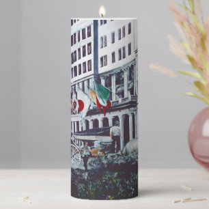 Loaded with Personal Imagery Pillar Candle