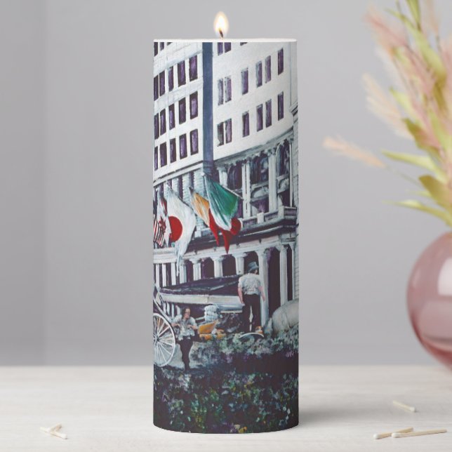 Loaded with Personal Imagery Pillar Candle (In Situ)
