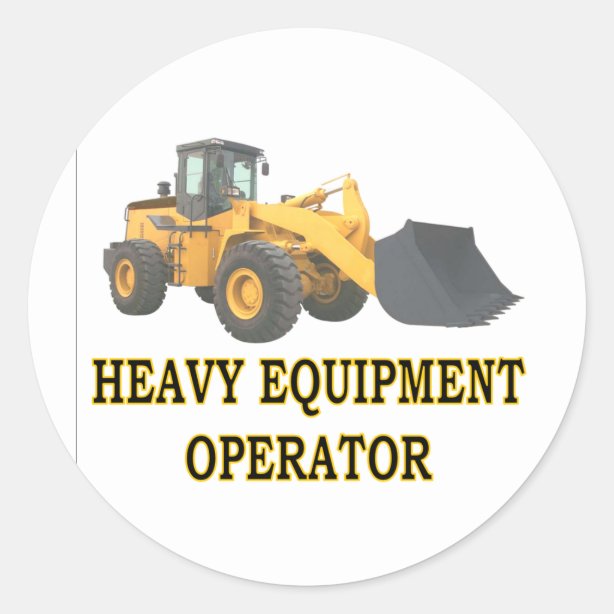 Heavy Equipment Stickers | Zazzle