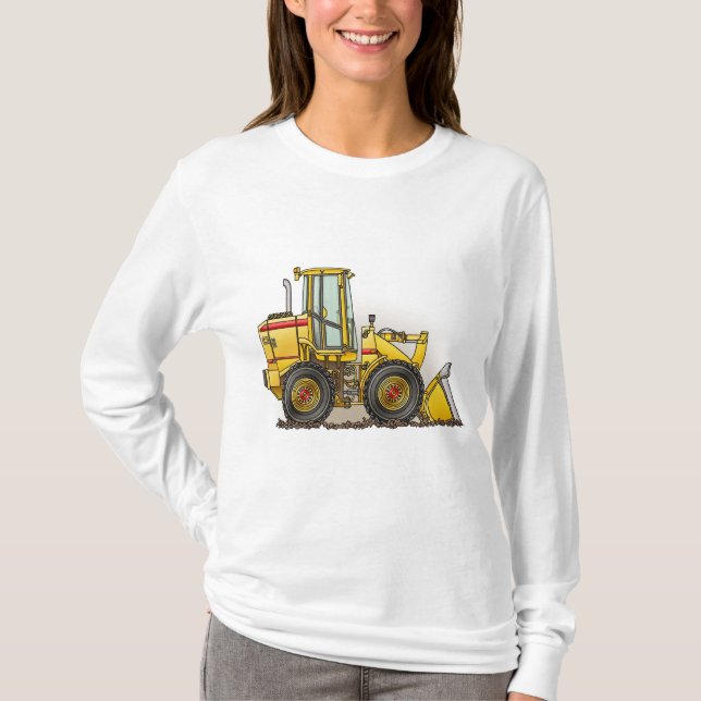 Loader Ladies Hoodie T-Shirt (Front)