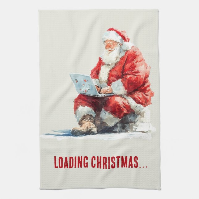 Loading Christmas Funny Santa Design Kitchen Towel (Vertical)