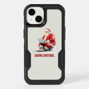 Loading Christmas Funny Santa Design OtterBox iPhone 14 Case