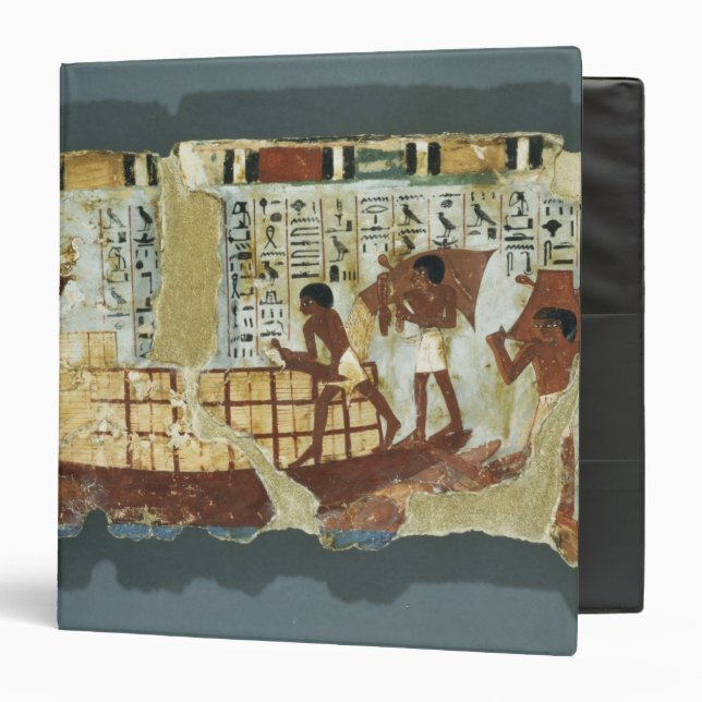Loading grain, from the Tomb of Unsou, East 3 Ring Binder (Front/Inside)