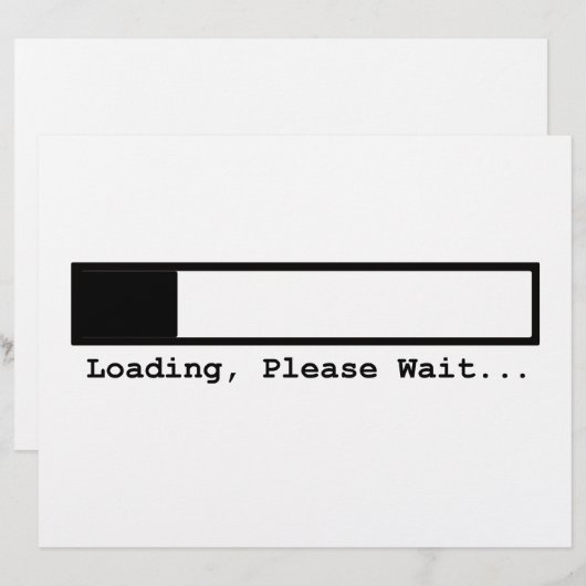 Loading, Please Wait.... (Front/Back)