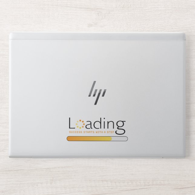Loading - Success Starts With a Step HP Laptop Skin (Front)