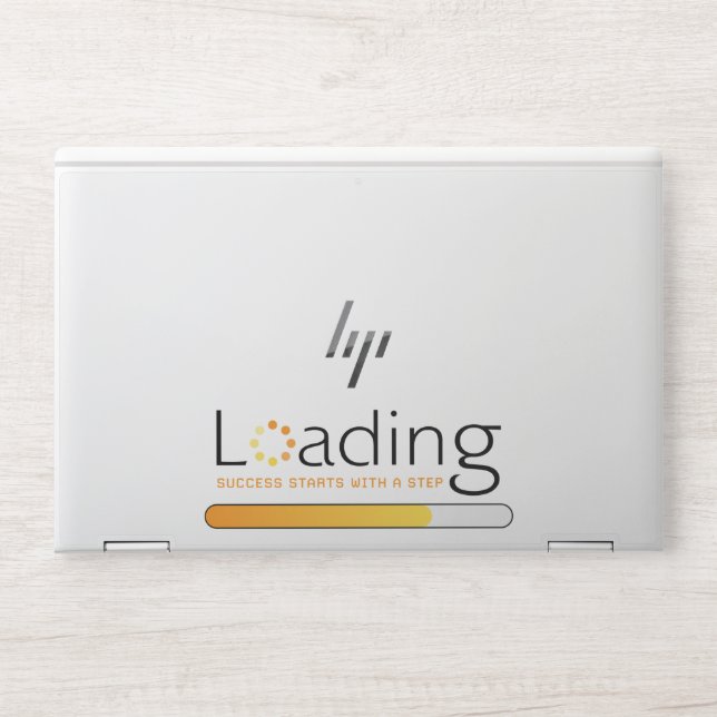 Loading - Success Starts With a Step HP Laptop Skin (Front)