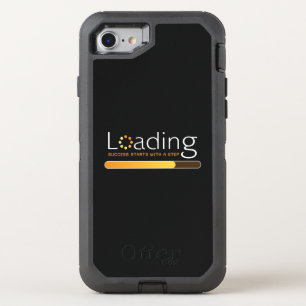 Loading - Success Starts With a Step OtterBox Defender iPhone SE/8/7 Case