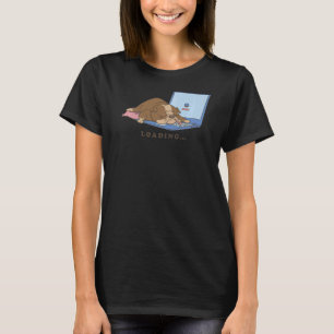 Loading tech week support dog computer laptop bull T-Shirt