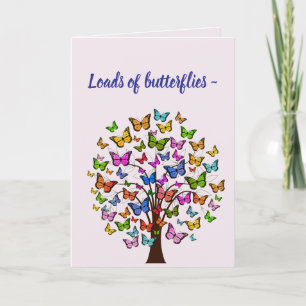 LOADS OF BUTTERFLIES GET-WELL CARD