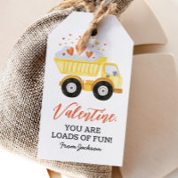 Loads of Fun Dump Truck Kids Valentines Day