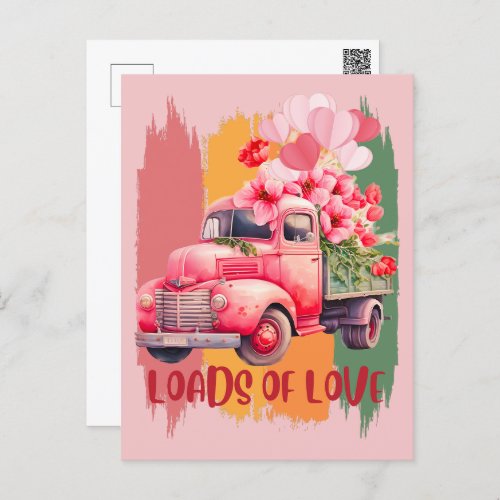 Loads Of Love Postcard