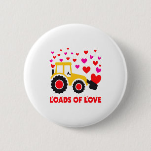 Loads Of Love Toddler Tractor Valentines Day For K Button
