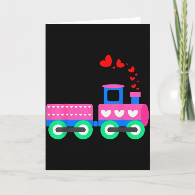 Loads Of Love Train Valentine Day - Train Operator Card (Front)