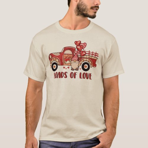 Loads of love valentines day t_shirt 