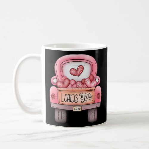 Loads of Love _ Valentines Day Vintage Pickup Tru Coffee Mug