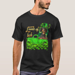 Loads Of Luck Truck Dachshund St Patrick's Day T-Shirt