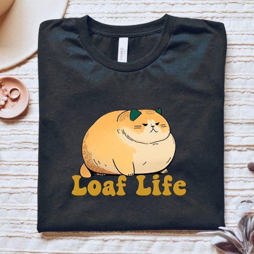 Loaf Lift Fat Cat Funny T_Shirt