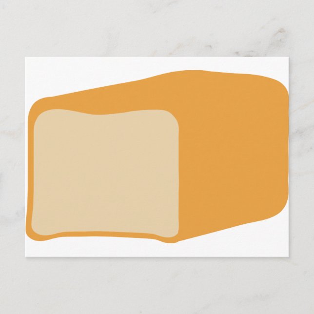 loaf of bread icon postcard (Front)