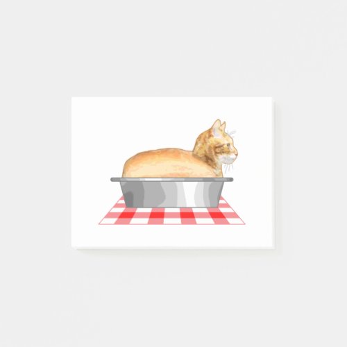 Loaf of Cat Pan Post_it Notes