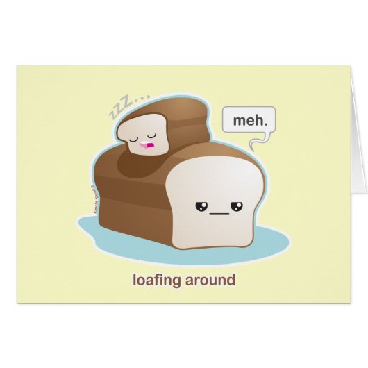 Loafing Around Cards (Front Horizontal)