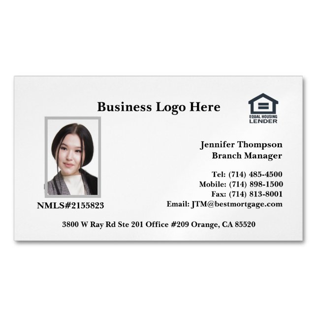 Loan Officer Business Card (Front)