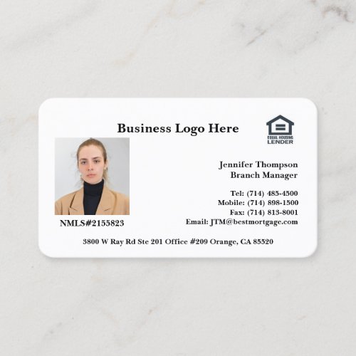 Loan Officer Business Card