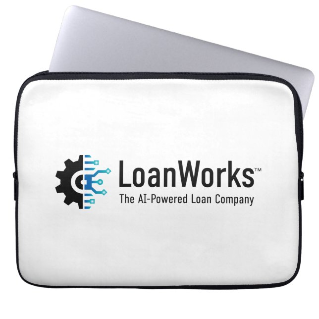 LoanWorks Company Laptop Sleeve (Front)