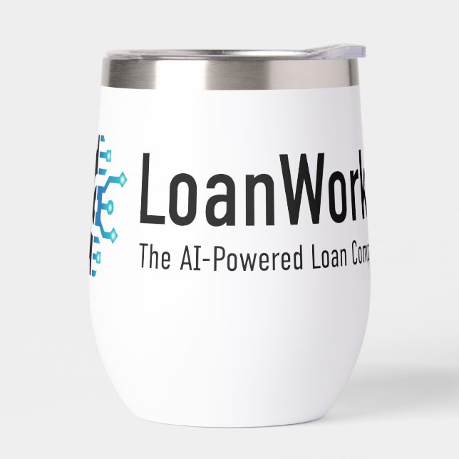 LoanWorks Company Stemless Wine Tumbler (Left)
