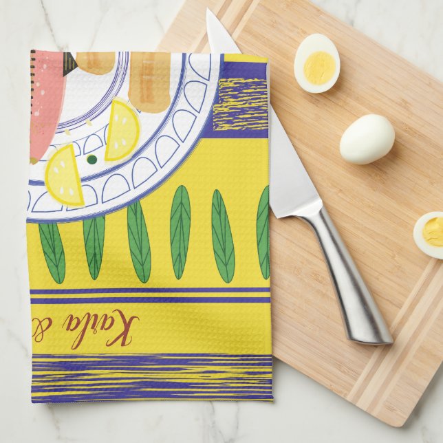 Loaves and Fishes Dish Towel (Quarter Fold)