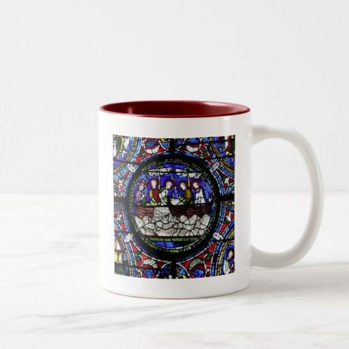 Loaves and Fishes Miracle Two_Tone Coffee Mug