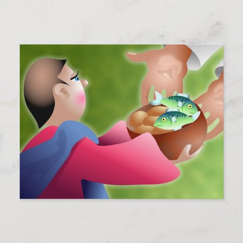 Loaves and Fishes Postcard
