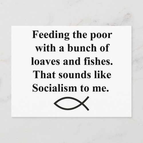 Loaves of Socialism Postcard