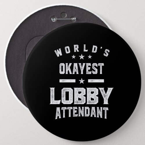 Lobby Attendant Job Title Gift Button