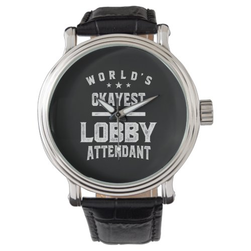 Lobby Attendant Job Title Gift Watch