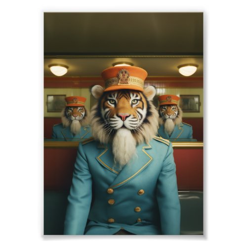 Lobby Tiger Photo Print