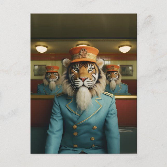 Lobby Tiger Postcard (Front)