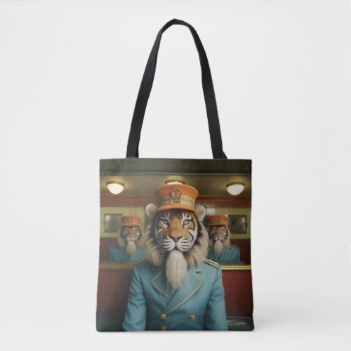 Lobby Tiger Tote Bag