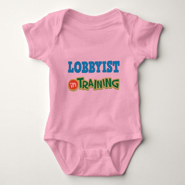 Lobbyist In Training (Future) Baby Bodysuit (Front)