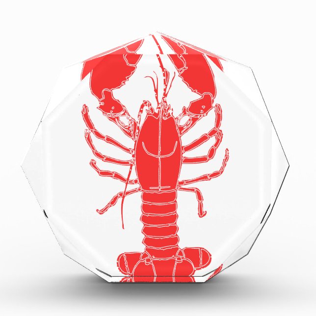 LOBSTER!!! ACRYLIC AWARD (Front)
