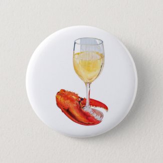 Lobster and Wine Button