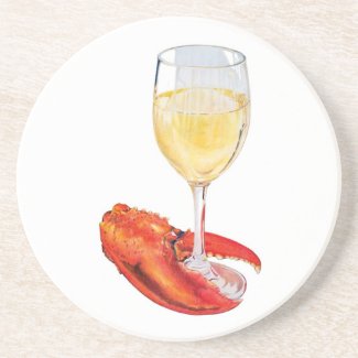 Lobster and Wine Coaster