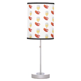 Lobster and Wine Table Lamp