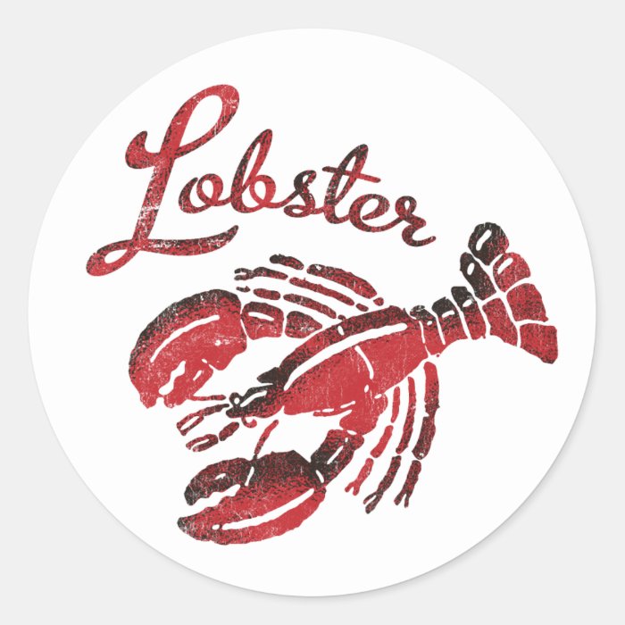 Lobster Anyone? Round Sticker